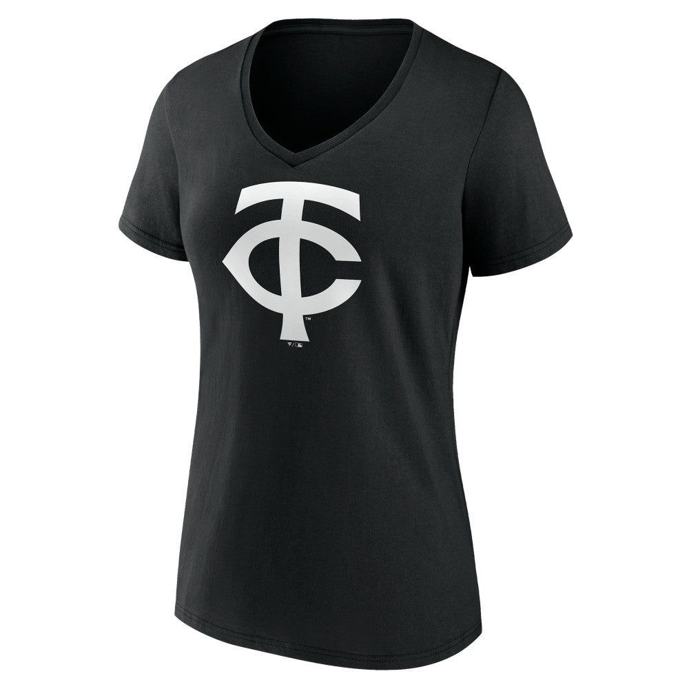 Minnesota Twins Women's Monochrome Personalized Name & Number V-Neck T-Shirt | MLB Shop