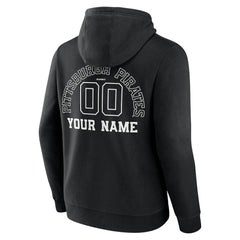 Pittsburgh Pirates Monochrome Personalized Name & Number Pullover Hoodie | MLB Outlet