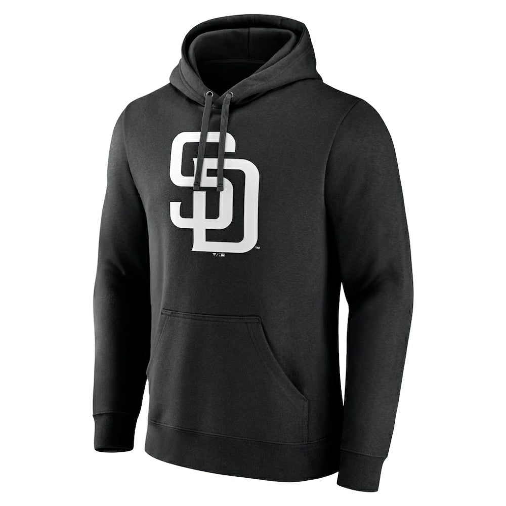 San Diego Padres Monochrome Personalized Name & Number Pullover Hoodie | MLB On Sale
