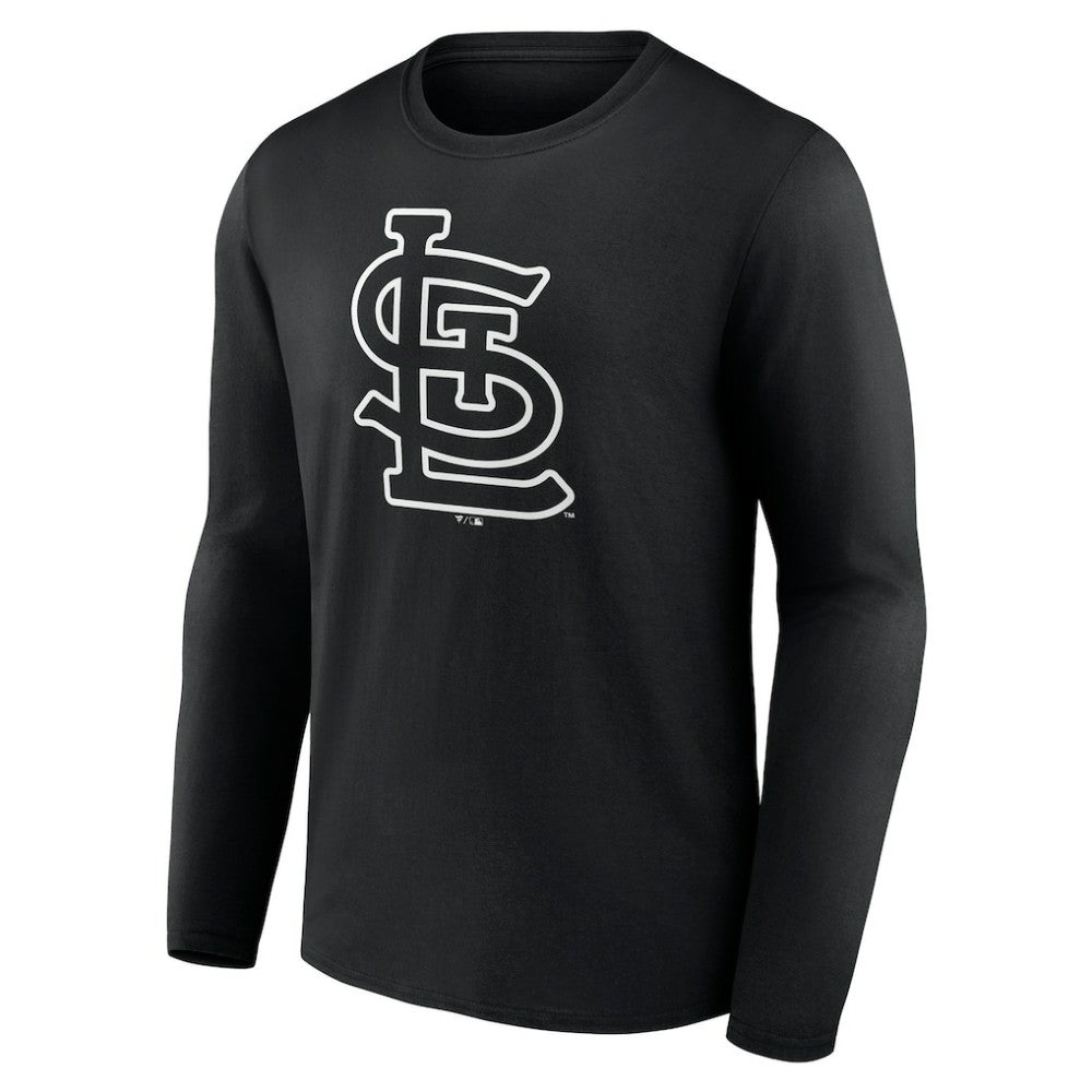 St. Louis Cardinals Monochrome Personalized Name & Number Long Sleeve T-Shirt | MLB Near me