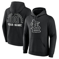 St. Louis Cardinals Monochrome Personalized Name & Number Pullover Hoodie | MLB Shop