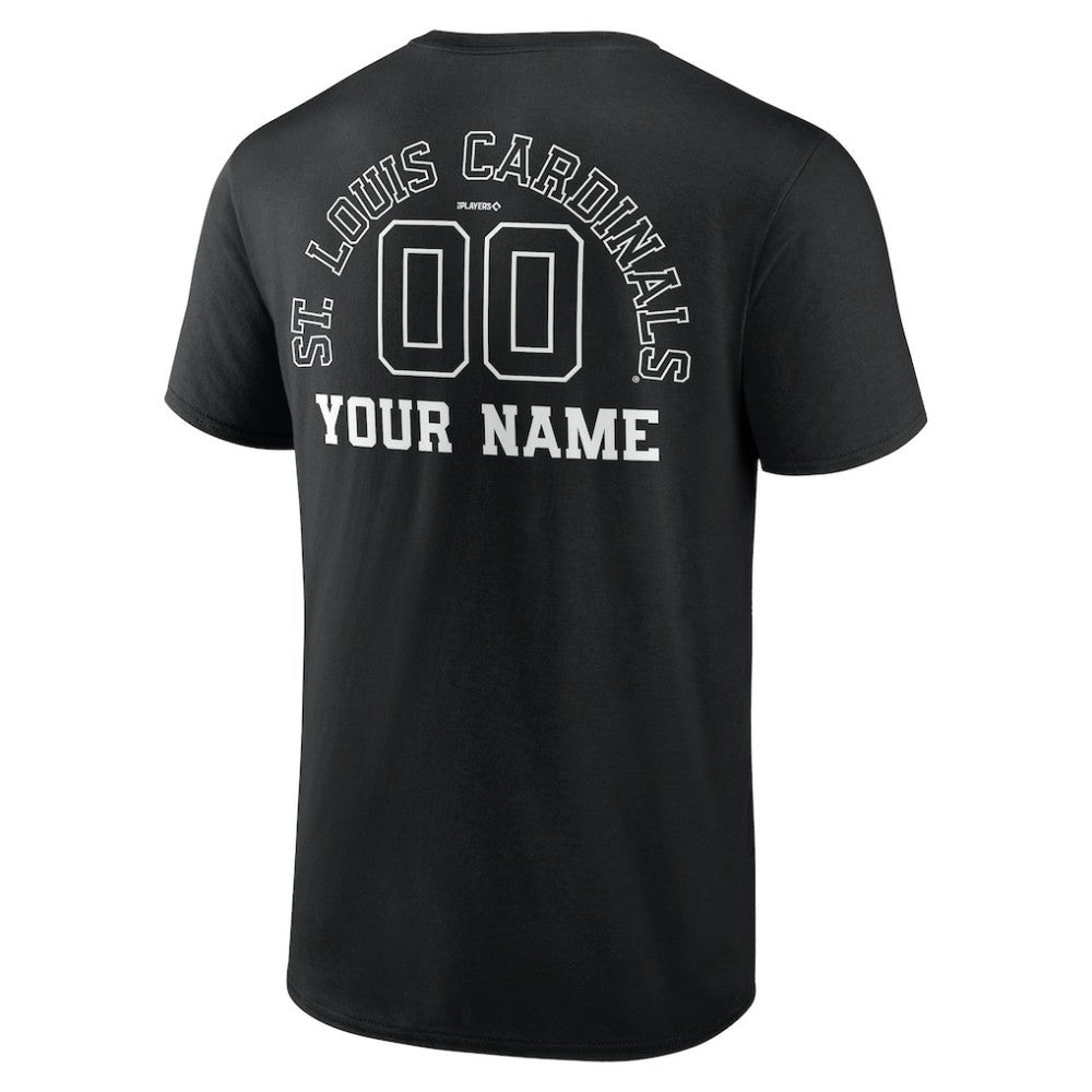 St. Louis Cardinals Monochrome Personalized Name & Number T-Shirt | MLB Outlet