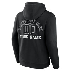 Tampa Bay Rays Monochrome Personalized Name & Number Pullover Hoodie | MLB On Sale