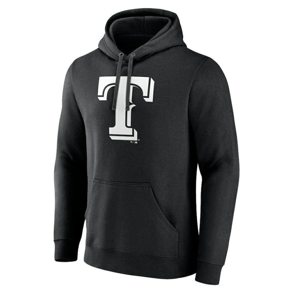 Texas Rangers Monochrome Personalized Name & Number Pullover Hoodie | MLB New