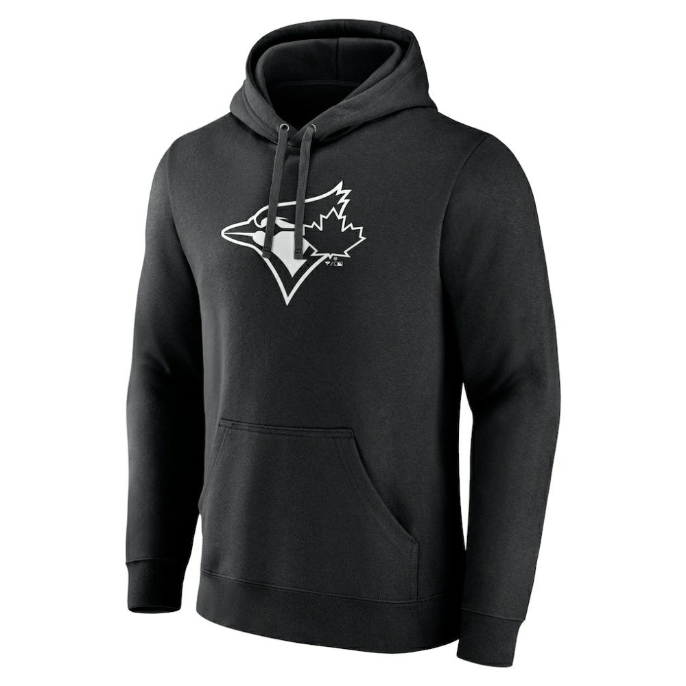 Toronto Blue Jays Monochrome Personalized Name & Number Pullover Hoodie | MLB Discount