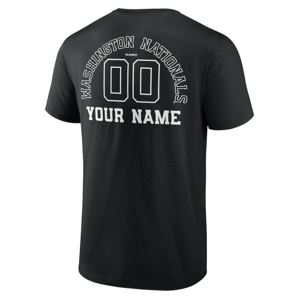 Washington Nationals Monochrome Personalized Name & Number T-Shirt | MLB Online