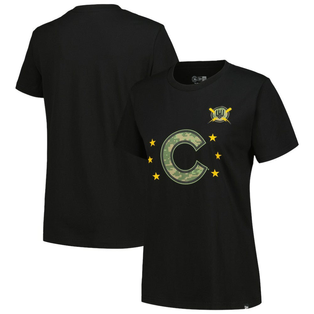 Chicago Cubs New Era Women's Armed Forces Day T-Shirt | MLB Discount
