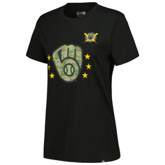 Milwaukee Brewers New Era Women's Armed Forces Day T-Shirt | MLB For sale