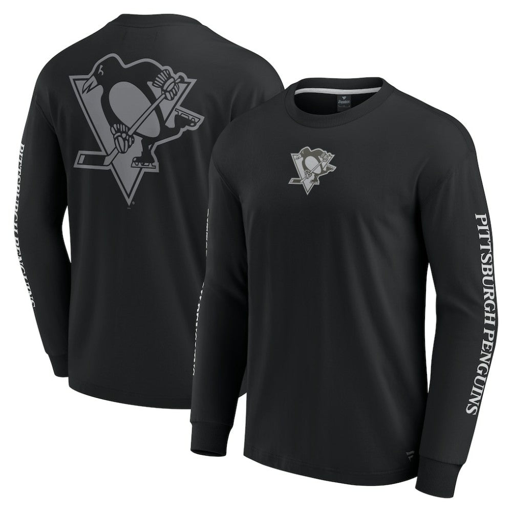 Pittsburgh Penguins Fanatics Elements Strive Long Sleeve T-Shirt Discount
