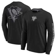 Pittsburgh Penguins Fanatics Elements Strive Long Sleeve T-Shirt Discount