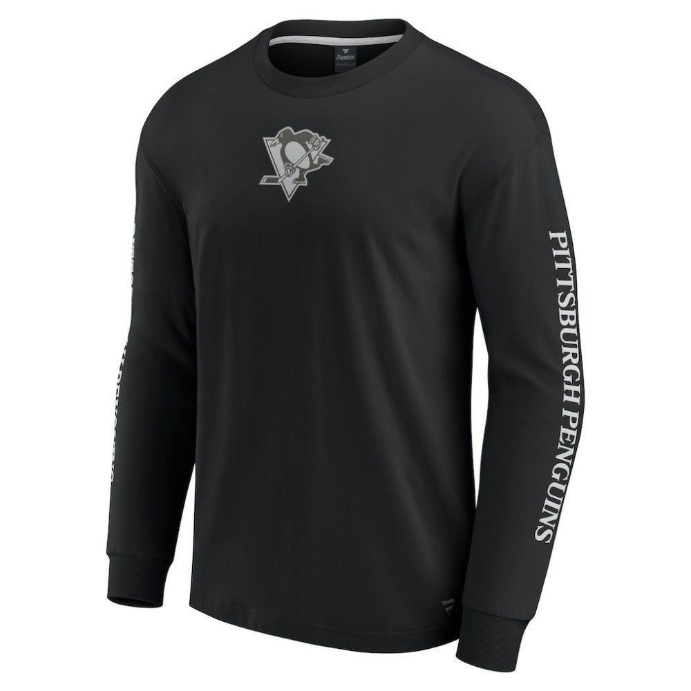 Pittsburgh Penguins Fanatics Elements Strive Long Sleeve T-Shirt Discount