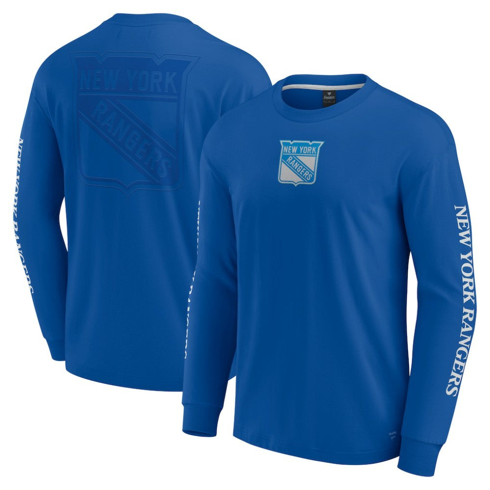 New York Rangers Fanatics Elements Strive Long Sleeve T-Shirt For Sale