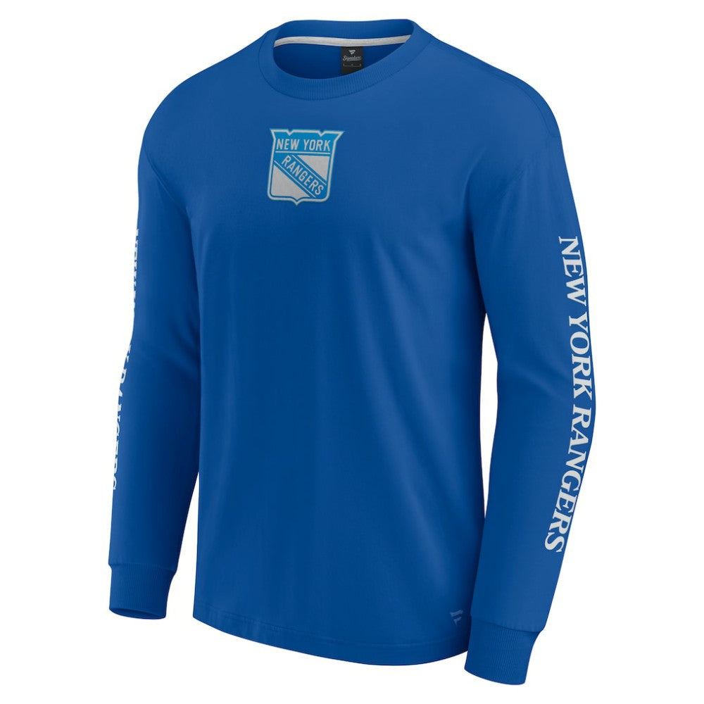 New York Rangers Fanatics Elements Strive Long Sleeve T-Shirt For Sale