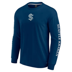 Seattle Kraken Fanatics Elements Strive Long Sleeve T-Shirt Outlet