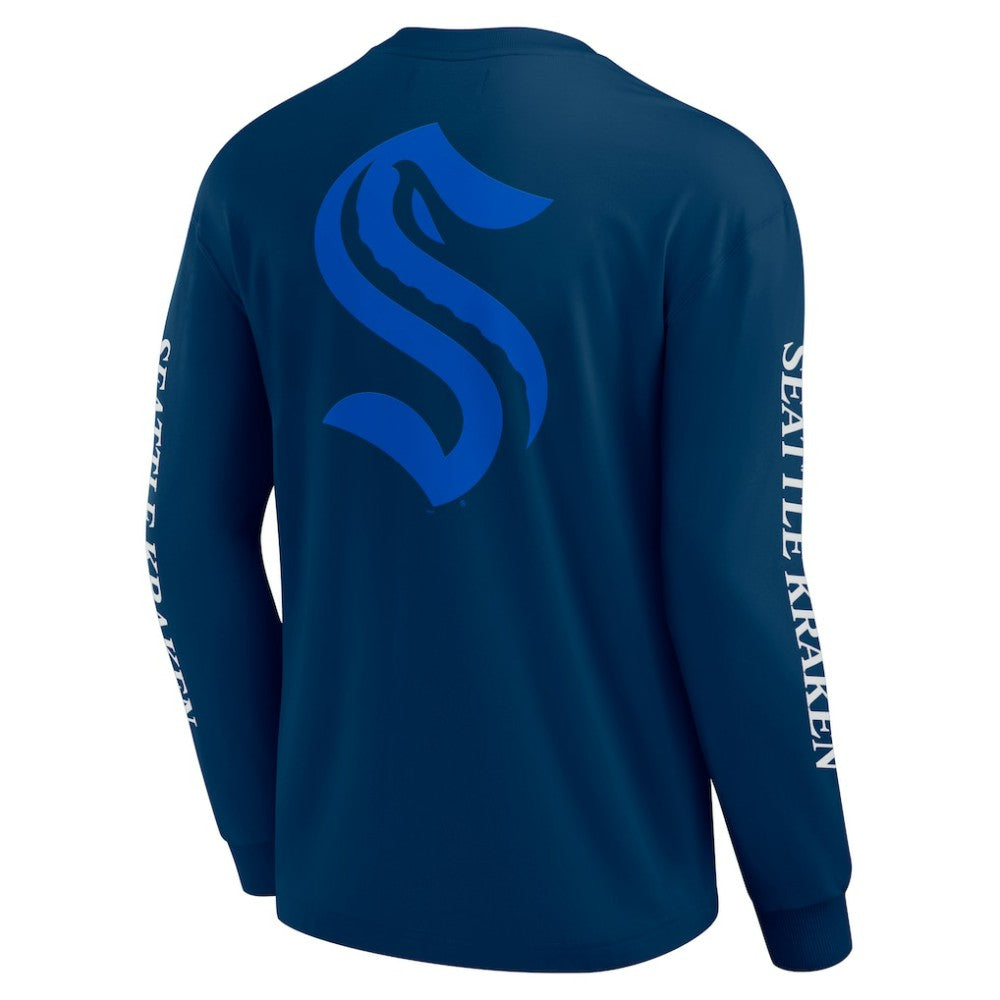 Seattle Kraken Fanatics Elements Strive Long Sleeve T-Shirt Outlet