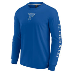 St. Louis Blues Fanatics Elements Strive Long Sleeve T-Shirt For Sale