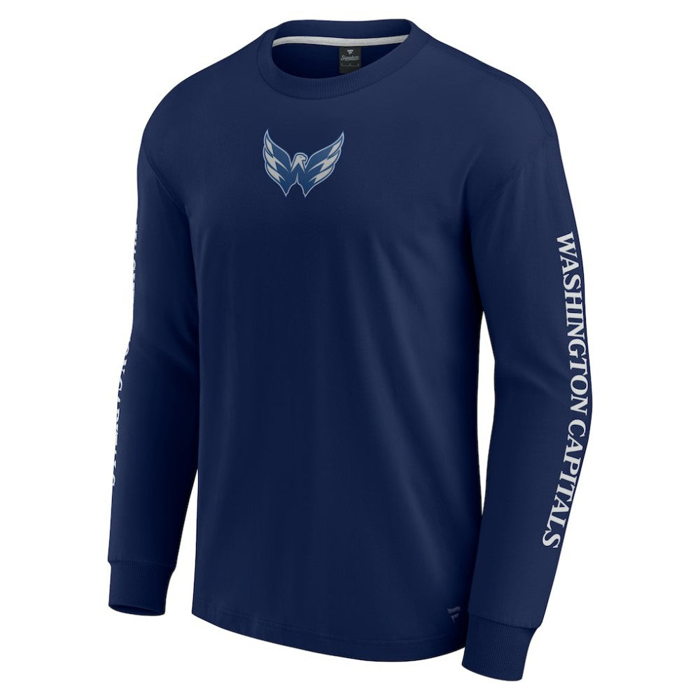 Washington Capitals Fanatics Elements Strive Long Sleeve T-Shirt Sale