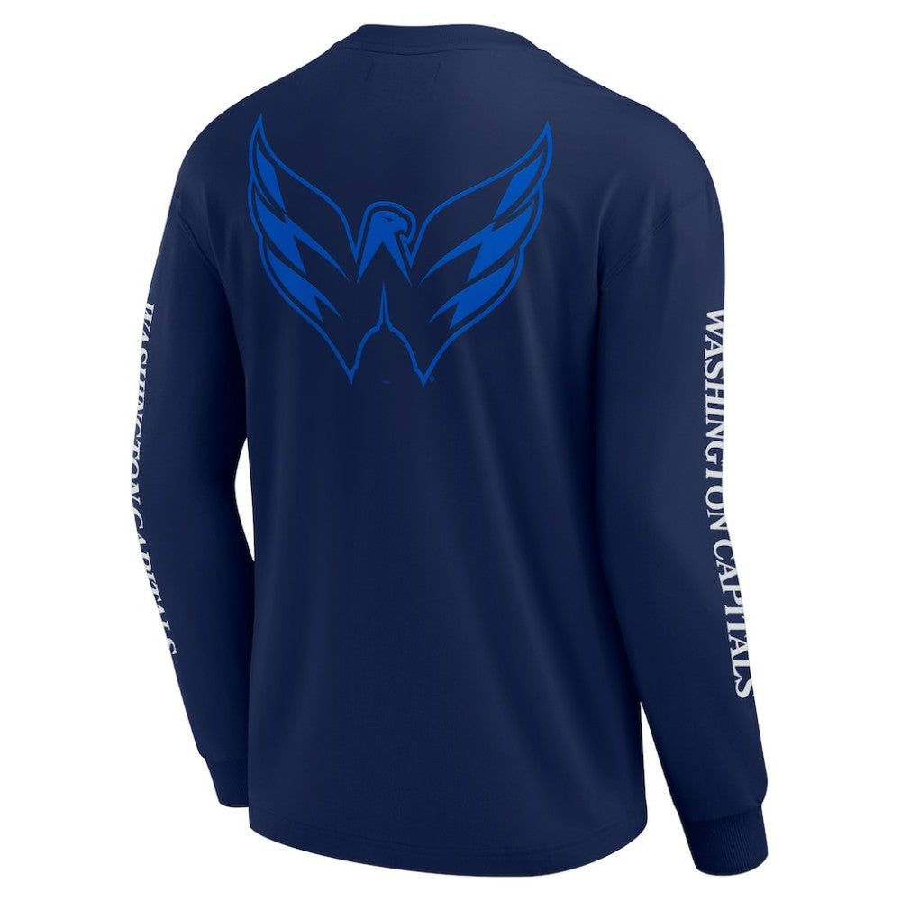 Washington Capitals Fanatics Elements Strive Long Sleeve T-Shirt Sale