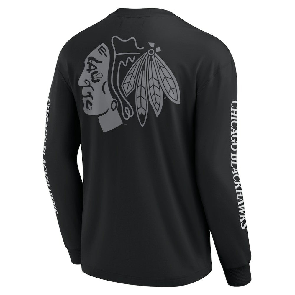 Chicago Blackhawks Fanatics Elements Strive Long Sleeve T-Shirt On Sale