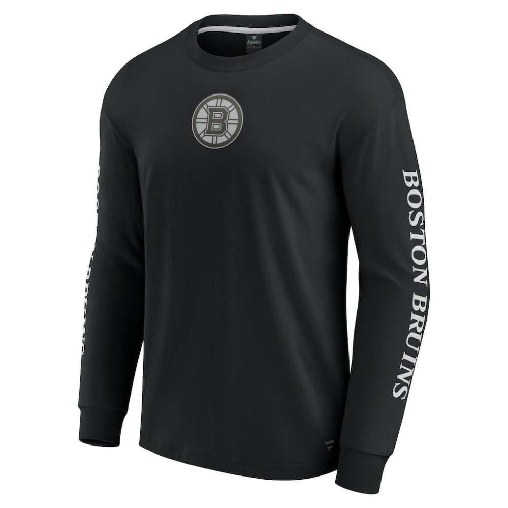 Boston Bruins Fanatics Elements Strive Long Sleeve T-Shirt On Sale