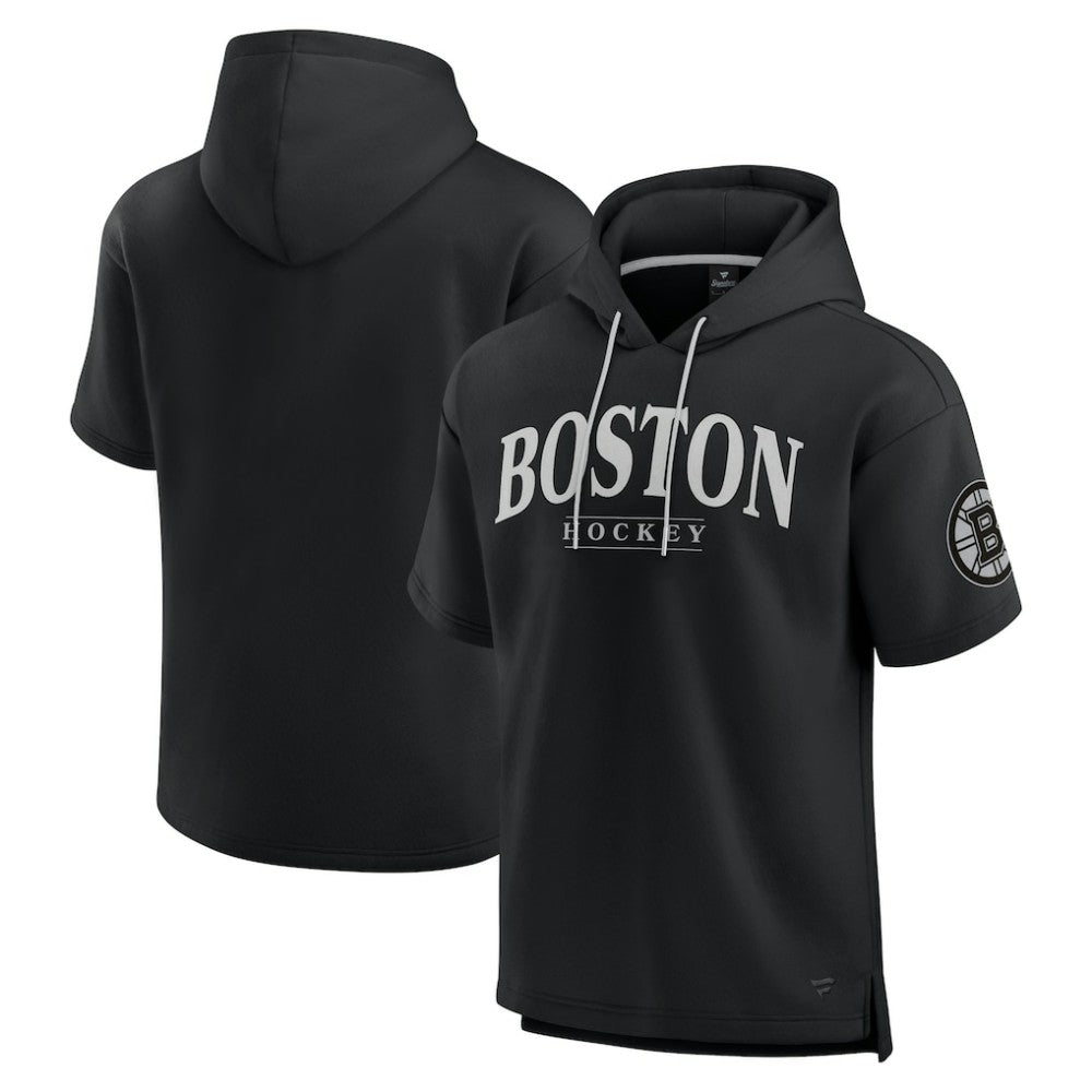 Boston Bruins Fanatics Elements Ready Short Sleeve Pullover Hoodie Online
