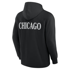 Chicago Blackhawks Fanatics Elements Blaze Tri-Blend Long Sleeve Hoodie T-Shirt For Sale