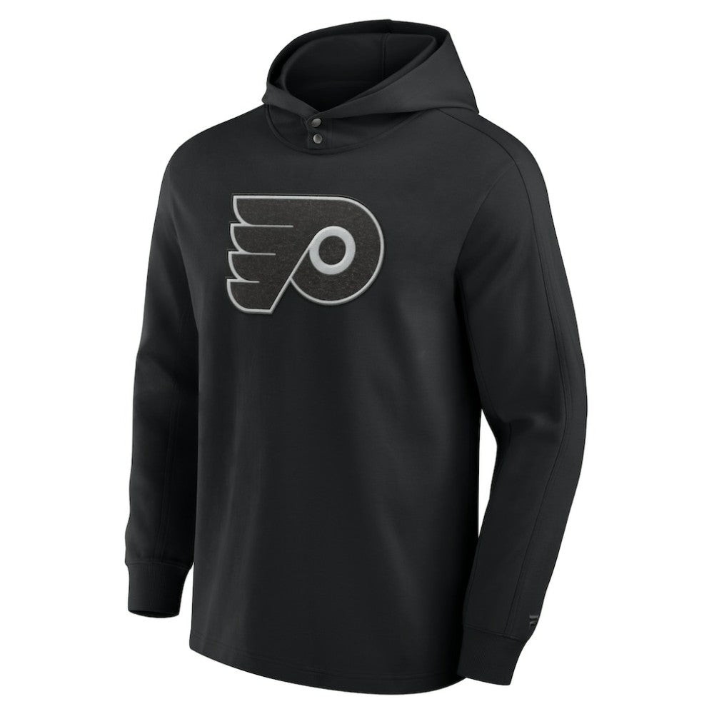 Philadelphia Flyers Fanatics Elements Blaze Tri-Blend Long Sleeve Hoodie T-Shirt On Sale