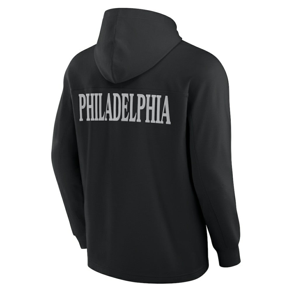 Philadelphia Flyers Fanatics Elements Blaze Tri-Blend Long Sleeve Hoodie T-Shirt On Sale