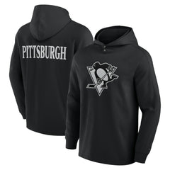 Pittsburgh Penguins Fanatics Elements Blaze Tri-Blend Long Sleeve Hoodie T-Shirt Online