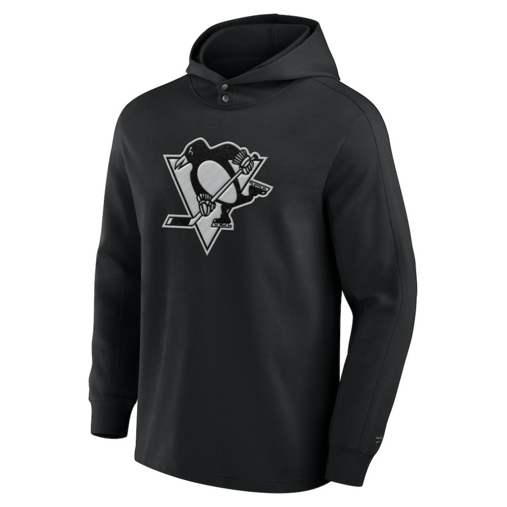 Pittsburgh Penguins Fanatics Elements Blaze Tri-Blend Long Sleeve Hoodie T-Shirt Online