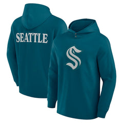 Seattle Kraken Fanatics Elements Blaze Tri-Blend Long Sleeve Hoodie T-Shirt Online