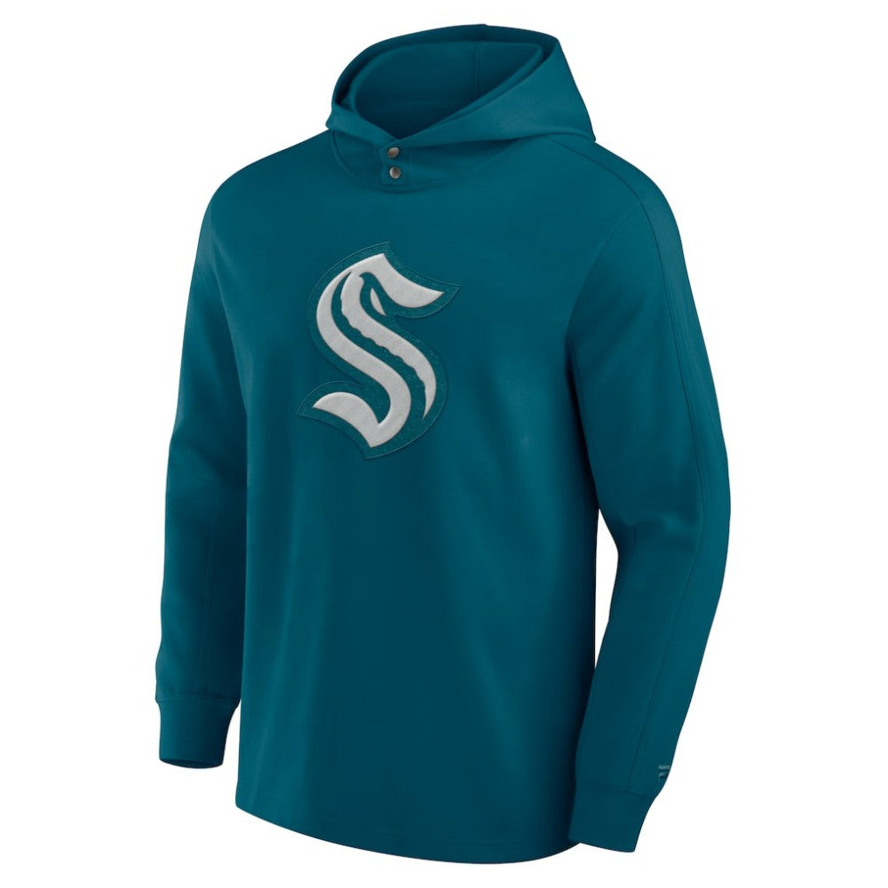 Seattle Kraken Fanatics Elements Blaze Tri-Blend Long Sleeve Hoodie T-Shirt Online