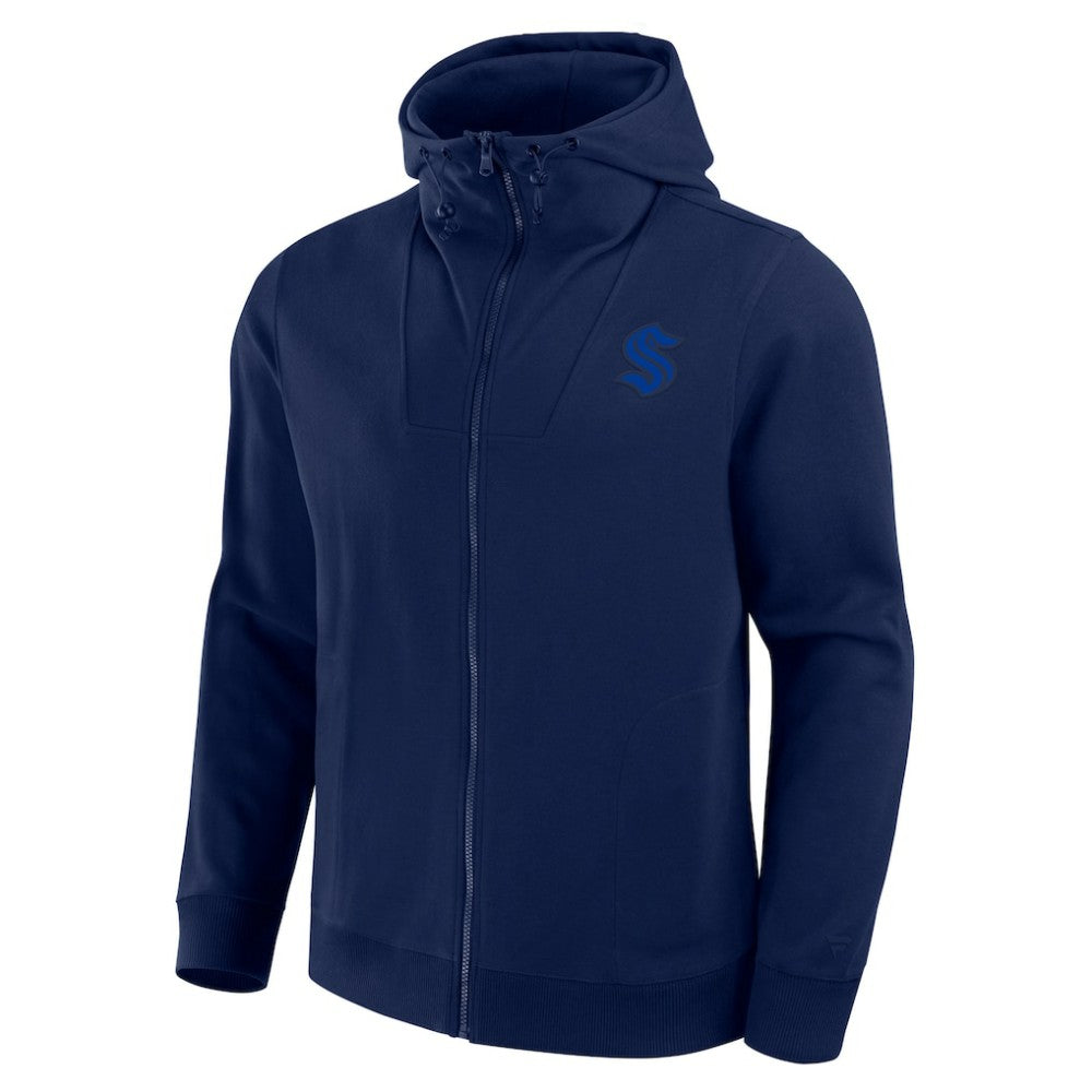 Seattle Kraken Fanatics Elements Tonal Primary Tri-Blend Full-Zip Hoodie Sale