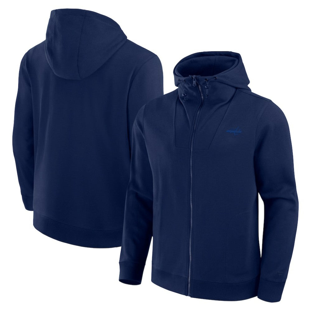 Washington Capitals Fanatics Elements Tonal Primary Tri-Blend Full-Zip Hoodie Outlet