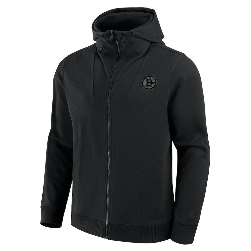 Boston Bruins Fanatics Elements Tonal Primary Tri-Blend Full-Zip Hoodie On Sale
