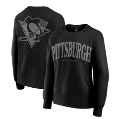 Pittsburgh Penguins Fanatics Women's Elements Flow Pullover Sweatshirt Discount