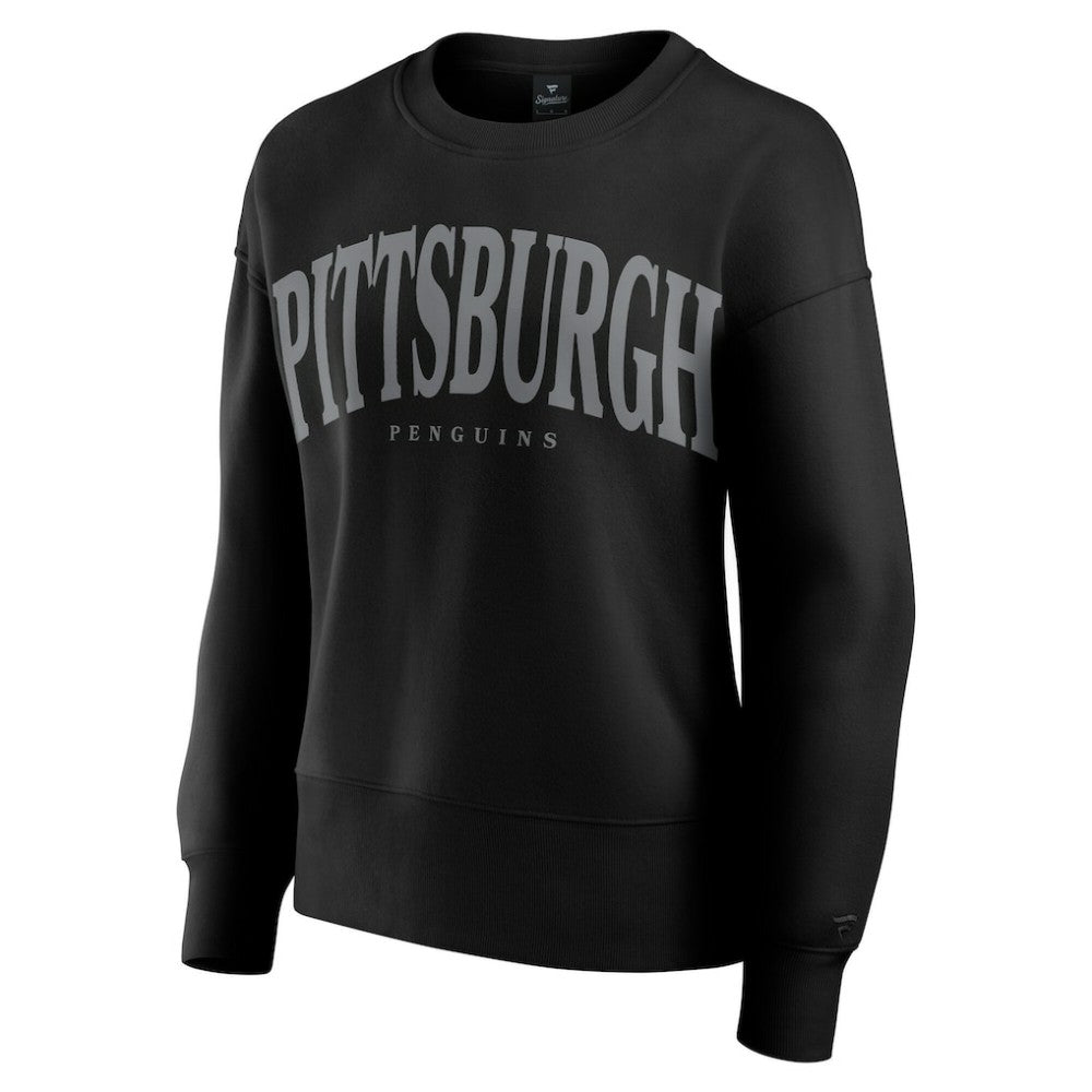 Pittsburgh Penguins Fanatics Women's Elements Flow Pullover Sweatshirt Discount