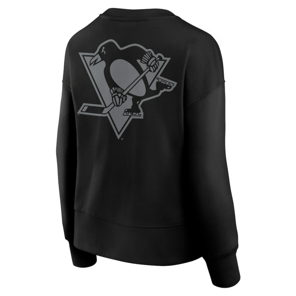 Pittsburgh Penguins Fanatics Women's Elements Flow Pullover Sweatshirt Discount