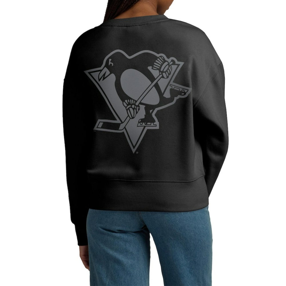 Pittsburgh Penguins Fanatics Women's Elements Flow Pullover Sweatshirt Discount