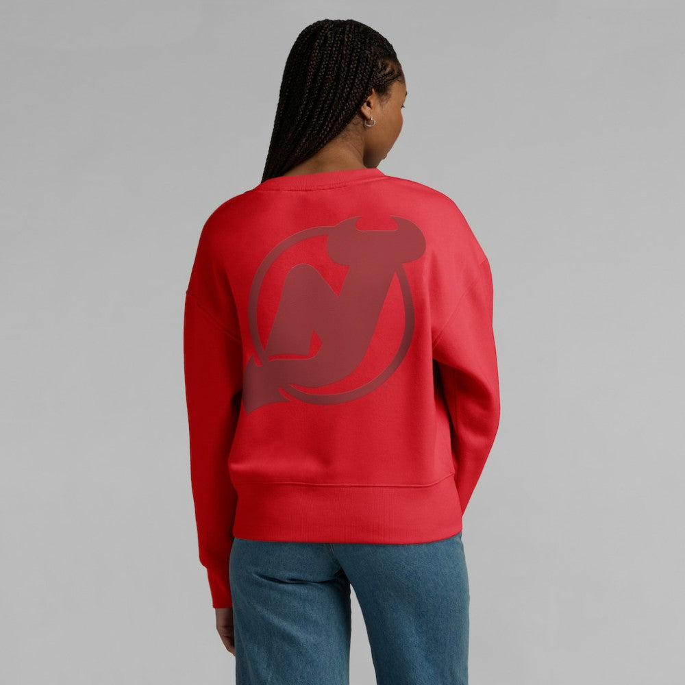 New Jersey Devils Fanatics Women's Elements Flow Pullover Sweatshirt Sale