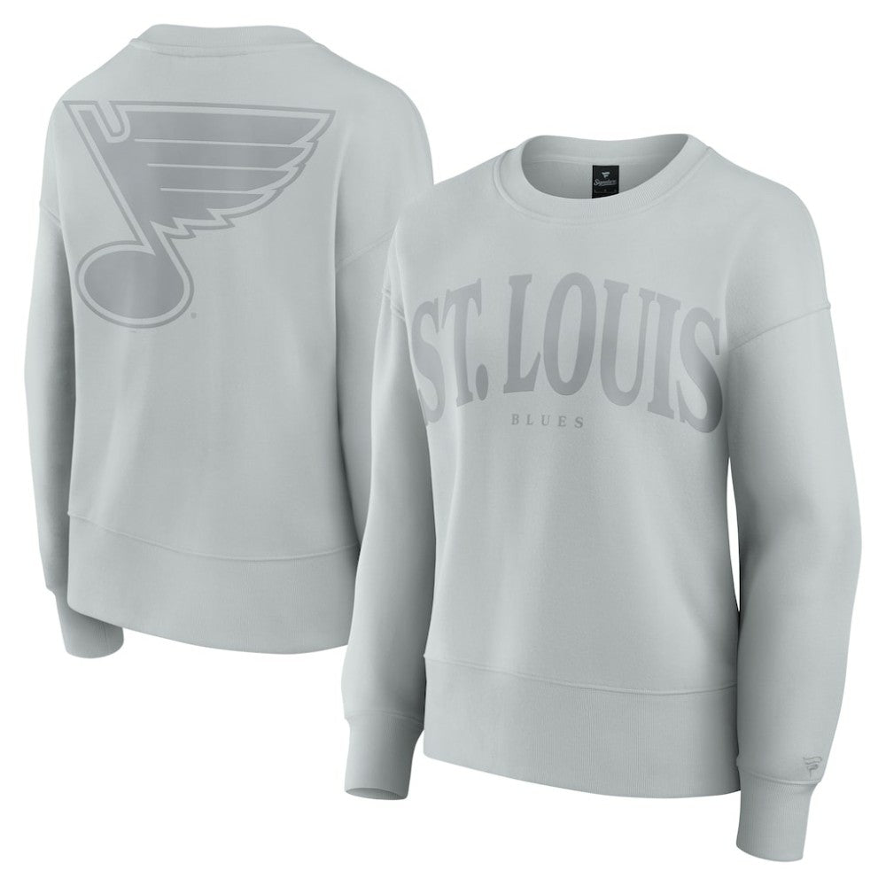 St. Louis Blues Fanatics Women's Elements Flow Pullover Sweatshirt For Sale