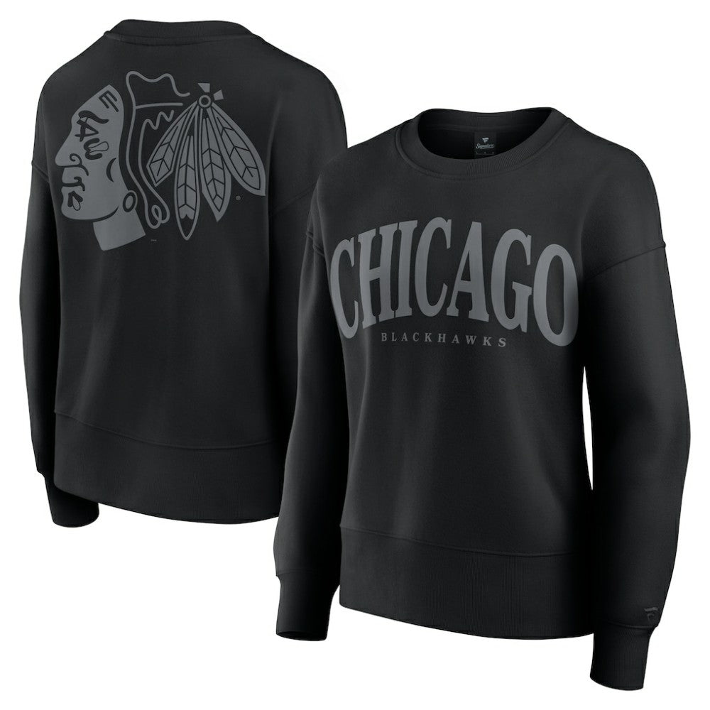 Chicago Blackhawks Fanatics Women's Elements Flow Pullover Sweatshirt Discount