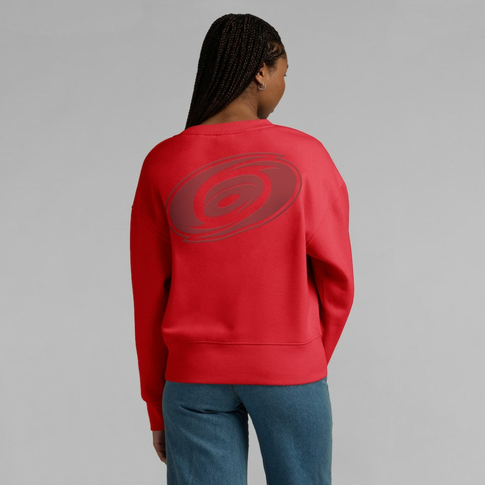 Carolina Hurricanes Fanatics Women's Elements Flow Pullover Sweatshirt On Sale