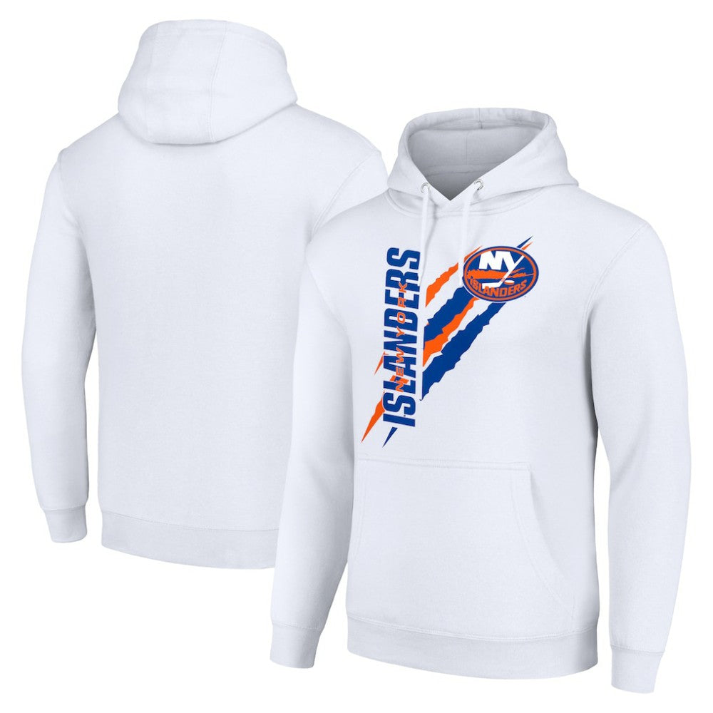 New York Islanders Starter Color Scratch Fleece Pullover Hoodie Outlet