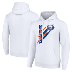 New York Islanders Starter Color Scratch Fleece Pullover Hoodie Outlet
