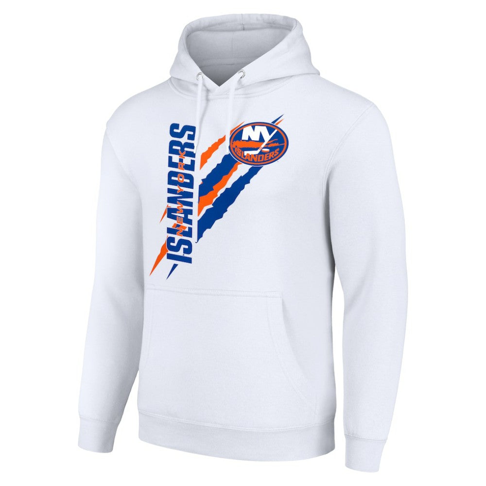 New York Islanders Starter Color Scratch Fleece Pullover Hoodie Outlet