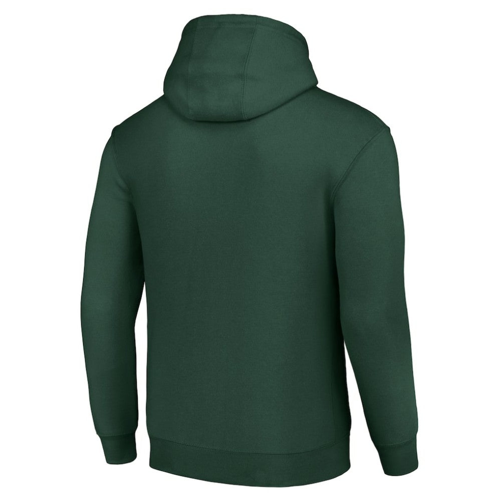 Minnesota Wild Starter Color Scratch Fleece Pullover Hoodie On Sale