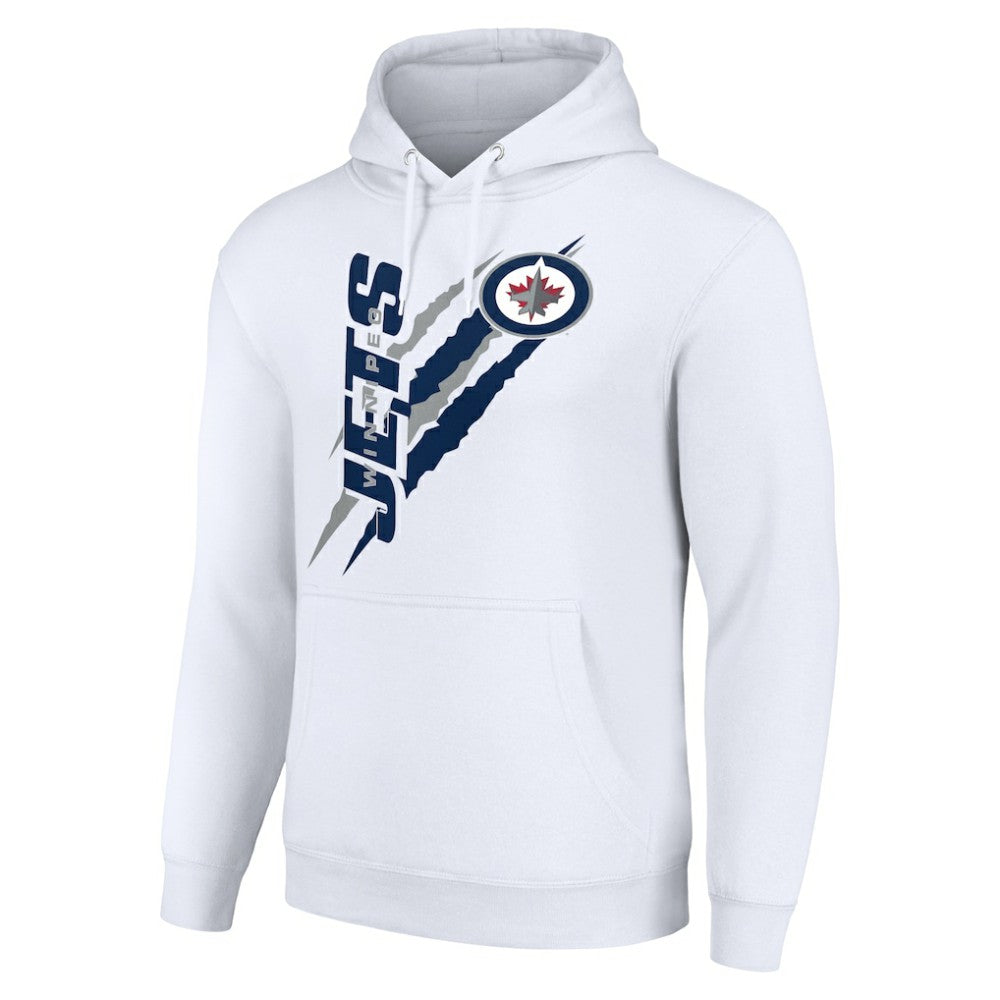 Winnipeg Jets Starter Color Scratch Fleece Pullover Hoodie Online