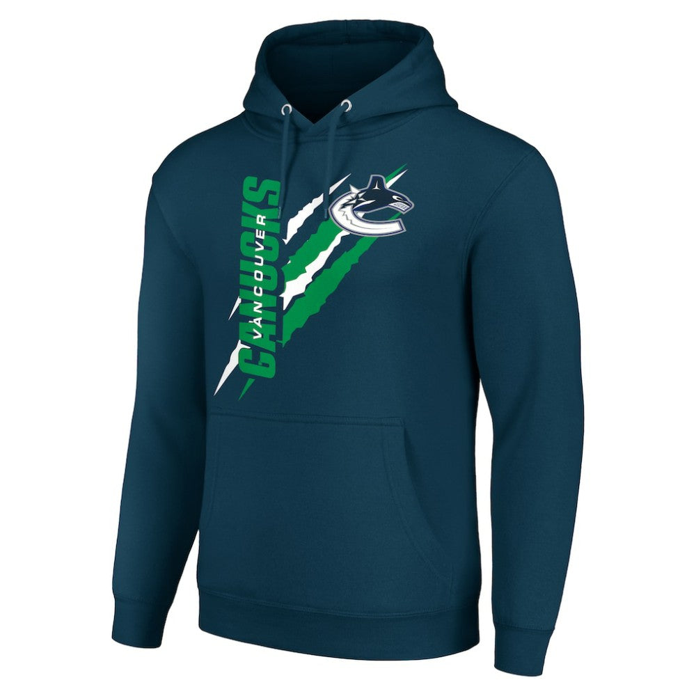 Vancouver Canucks Starter Color Scratch Fleece Pullover Hoodie On Sale