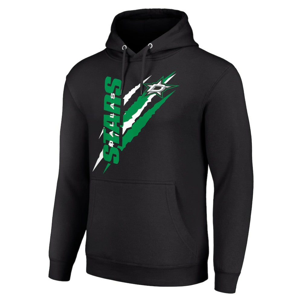 Dallas Stars Starter Color Scratch Fleece Pullover Hoodie Outlet